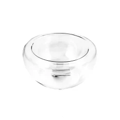 Best 3 x 170ml Medium Double-Walled Glass Bowl Tableware Brands|Crockery & Dinnerware