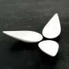 12 x Small Porcelain Tear Drop Canape Spoon Tableware Brands|Japanese Ingredients