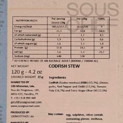 New Codfish Stew, 120g Ingredients Brands|Tinned Fish & Seafood