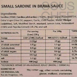 Online Small Sardines in Brava Sauce, 125g Tinned Fish & Seafood|Ingredients Brands