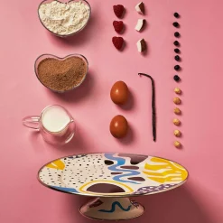 Online Abstract Enamel Cake Stand, 30cm dia Serveware|Tableware Brands