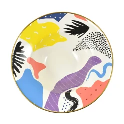 Online Abstract Enamel Display Dish, 30cm Middle Eastern Ingredients|Plates