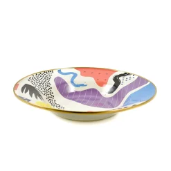 New Abstract Enamel Large Serving Dish, 30cm Middle Eastern Ingredients|Plates