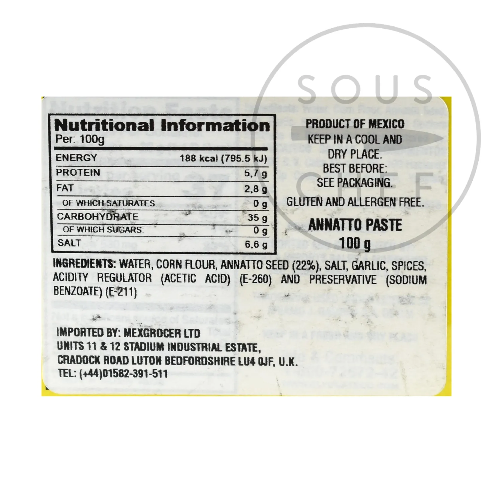 Online Achiote Paste Mexican Ingredients|Sauces & Condiments