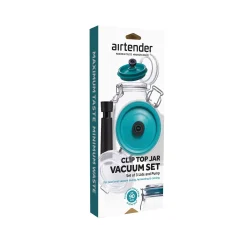 Set of 3 Lids with Vacuum Sealer for Clip Top Jars Tableware Brands|Food Storage & Containers