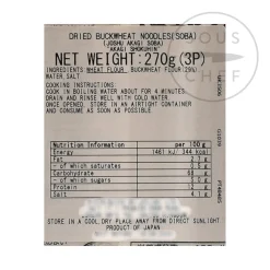 Best Dried Soba Noodles, 270g Japanese Ingredients|Ingredients Brands