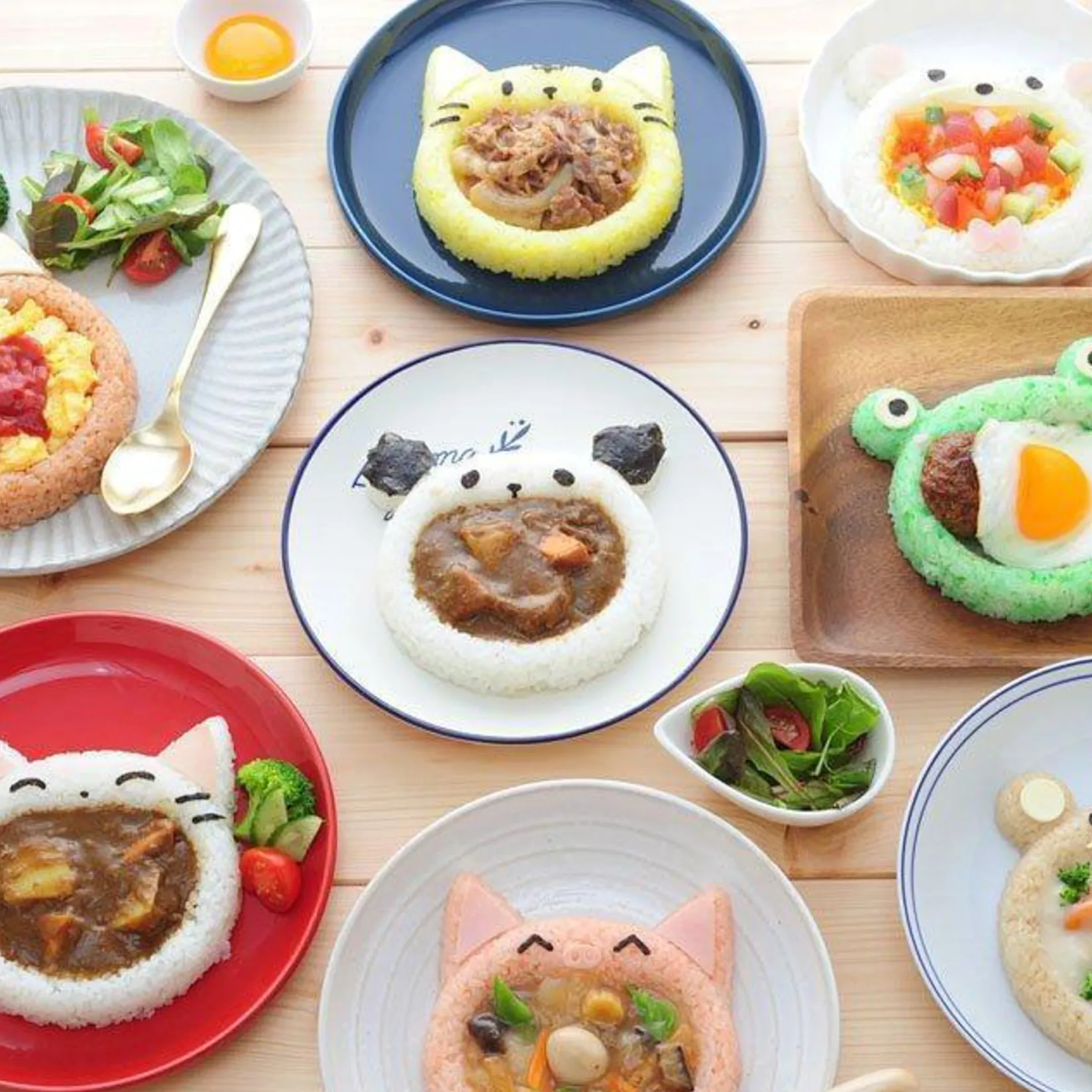 Sale Animal Rice Mould Set for Curry Japanese Ingredients|Japanese Tableware