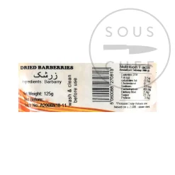 Best Barberries, 125g Middle Eastern Ingredients|Baking Ingredients