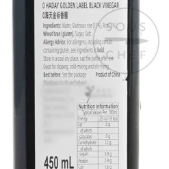 Sale Aromatic Golden Label Black Vinegar, 450ml Ingredients Brands|Oil, Vinegar & Dressings