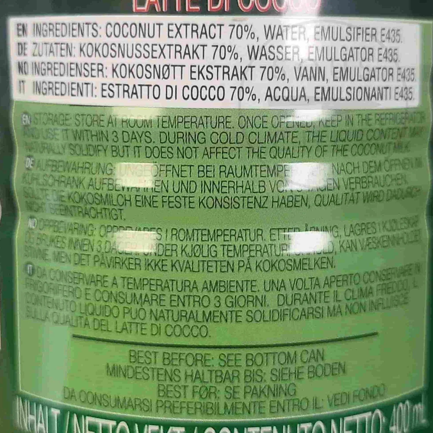 Hot Coconut Milk, 400ml Southeast Asian Ingredients|Sauces & Condiments