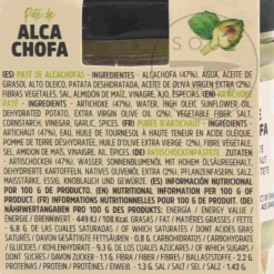 Artichoke Pate, 110g Spanish Ingredients|Snacks