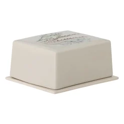 Outlet Bea Floral Butter Dish, 15cm Tableware Brands