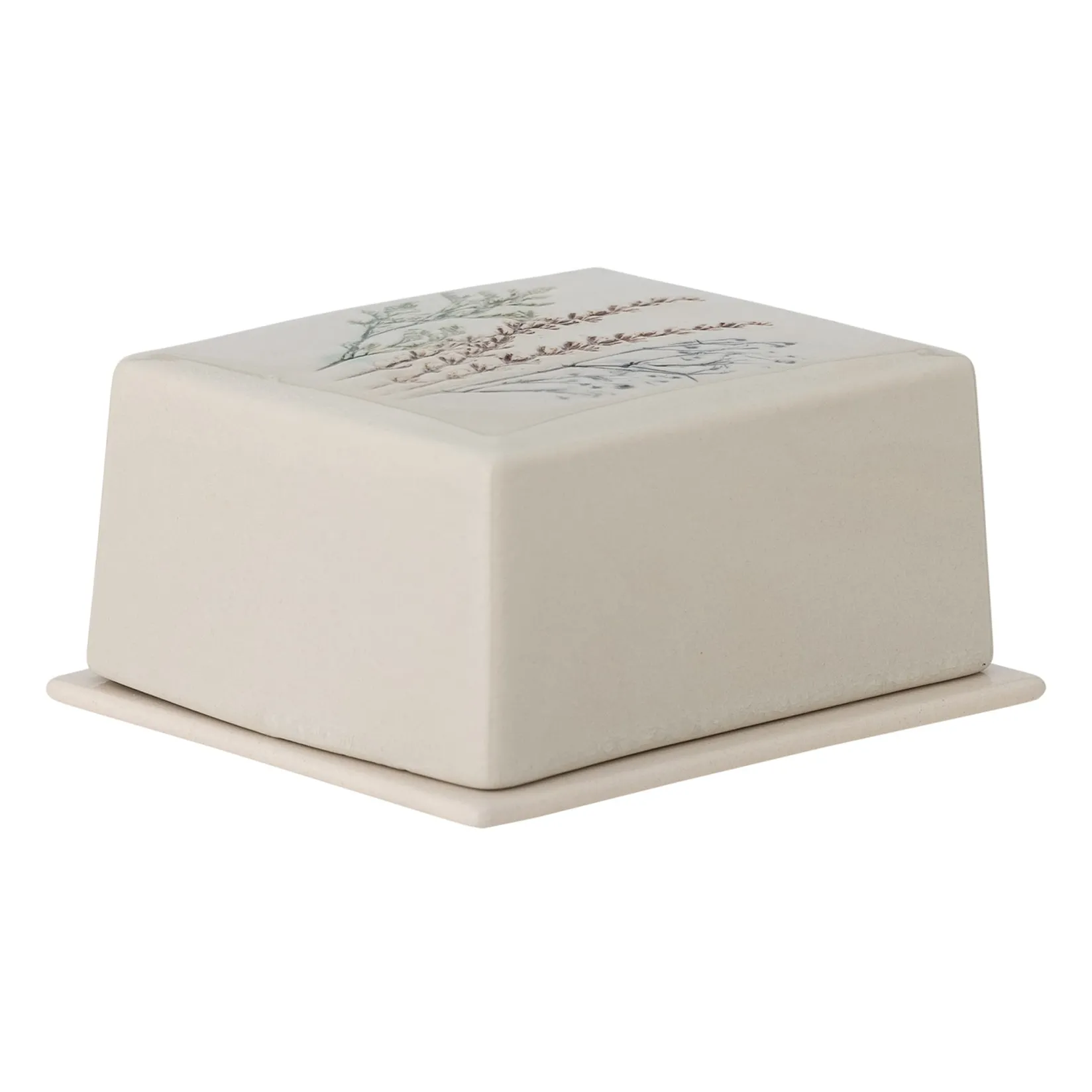 Outlet Bea Floral Butter Dish, 15cm Tableware Brands