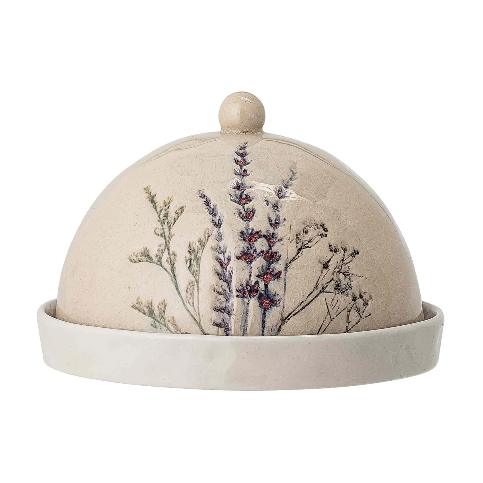 New Bea Floral Round Butter Dish, 15cm Tableware Brands