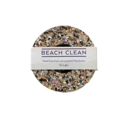 Hot Beach Clean Recycled Cork Tealight Holder, 9cm Tableware Brands