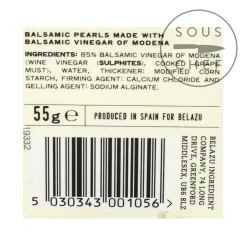 Discount Balsamic Pearls, 55g Italian Ingredients|Oil, Vinegar & Dressings