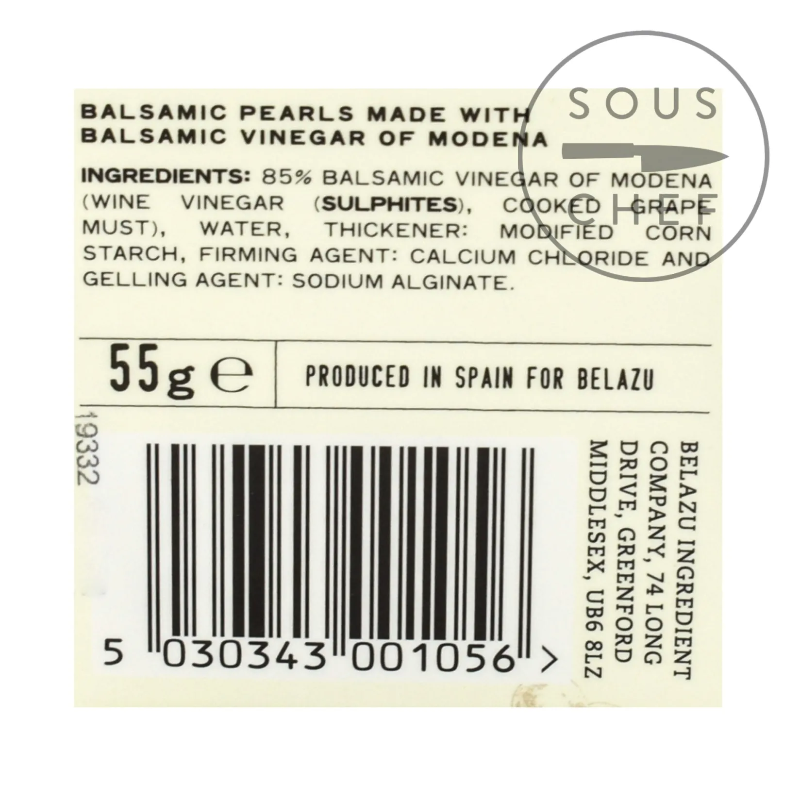 Discount Balsamic Pearls, 55g Italian Ingredients|Oil, Vinegar & Dressings
