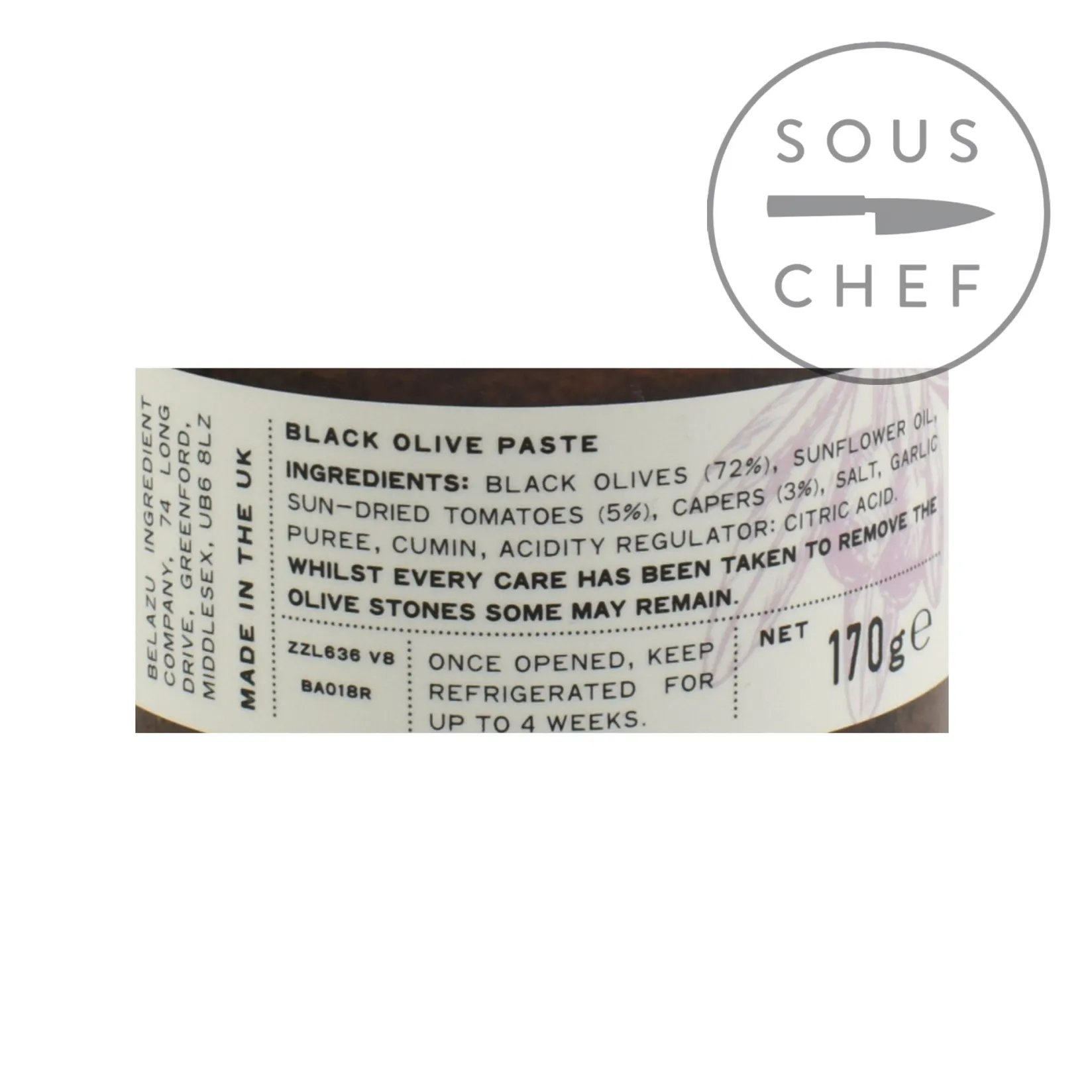 Black Tapenade, 170g Middle Eastern Ingredients|Greek Ingredients