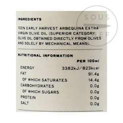 Early Harvest Extra Virgin Olive Oil, 500ml Ingredients Brands|Spanish Ingredients