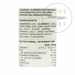 Hot Smoked Chilli Nut Mix, 120g Ingredients Brands|Middle Eastern Ingredients