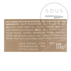 New Wild Mushroom Pesto, 170g Ingredients Brands|Italian Ingredients