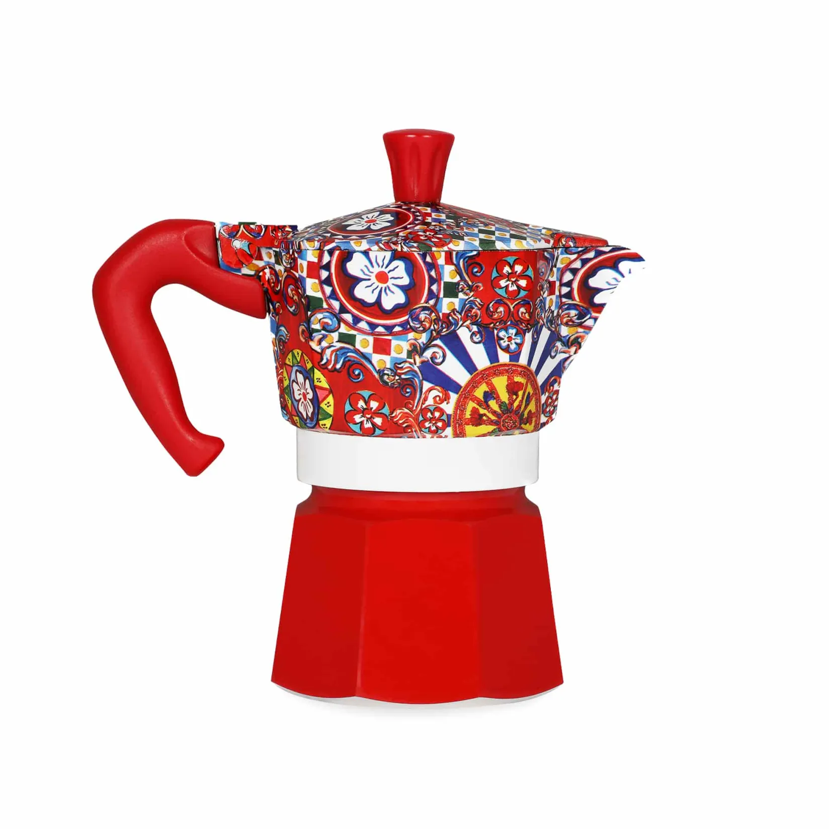 x Dolce & Gabbana Red Moka Express Coffee Maker Italian Ingredients|Tableware Brands