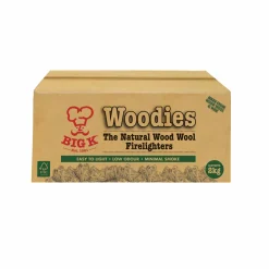Sale Woodies Natural Wood Wool Firelighters, 2kg Bbq & Smoking