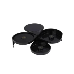 Outlet Black 3 Part Glass Rimmer Cocktail Making & Barware