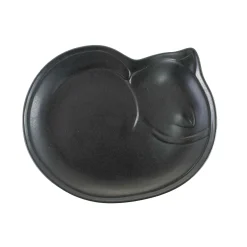 Outlet Black Cat Japanese Large Plate, 28cm Japanese Ingredients|Plates