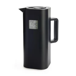 Discount Black Thermos with Thermometer, 1 Litre Tableware Brands