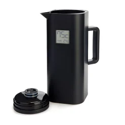 Discount Black Thermos with Thermometer, 1 Litre Tableware Brands