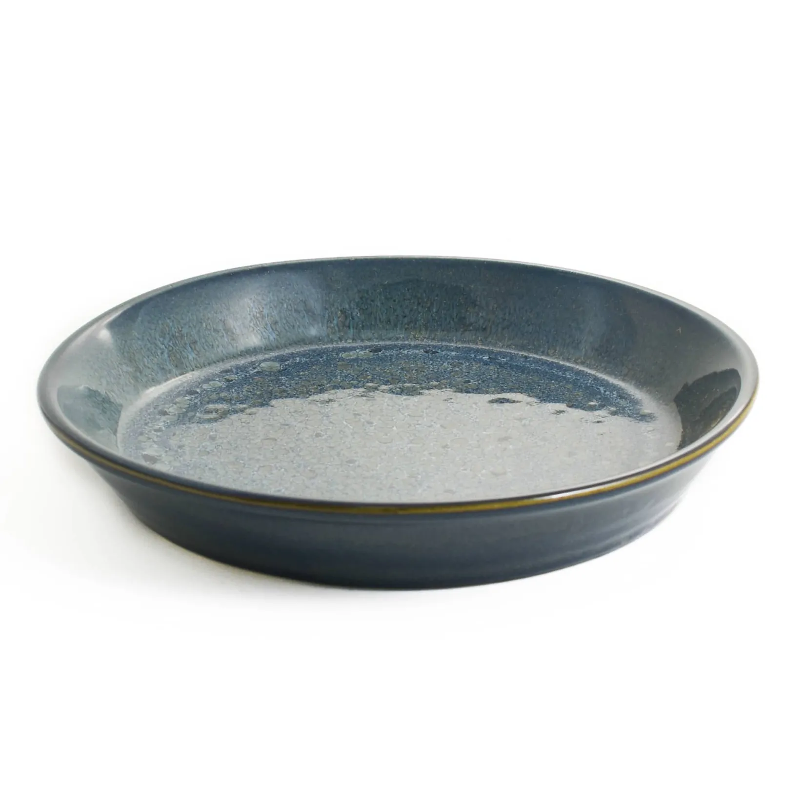 New Blue Glaze Wide Shallow Bowl Crockery & Dinnerware|Bowls