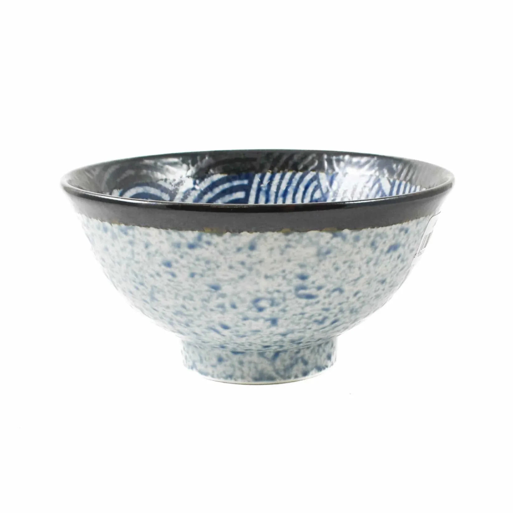 Hot Blue Wave Large Rice Bowl, 15.5cm Japanese Ingredients|Japanese Tableware