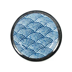 Online Blue Wave Medium Plate, 22cm Tableware Brands|Japanese Ingredients
