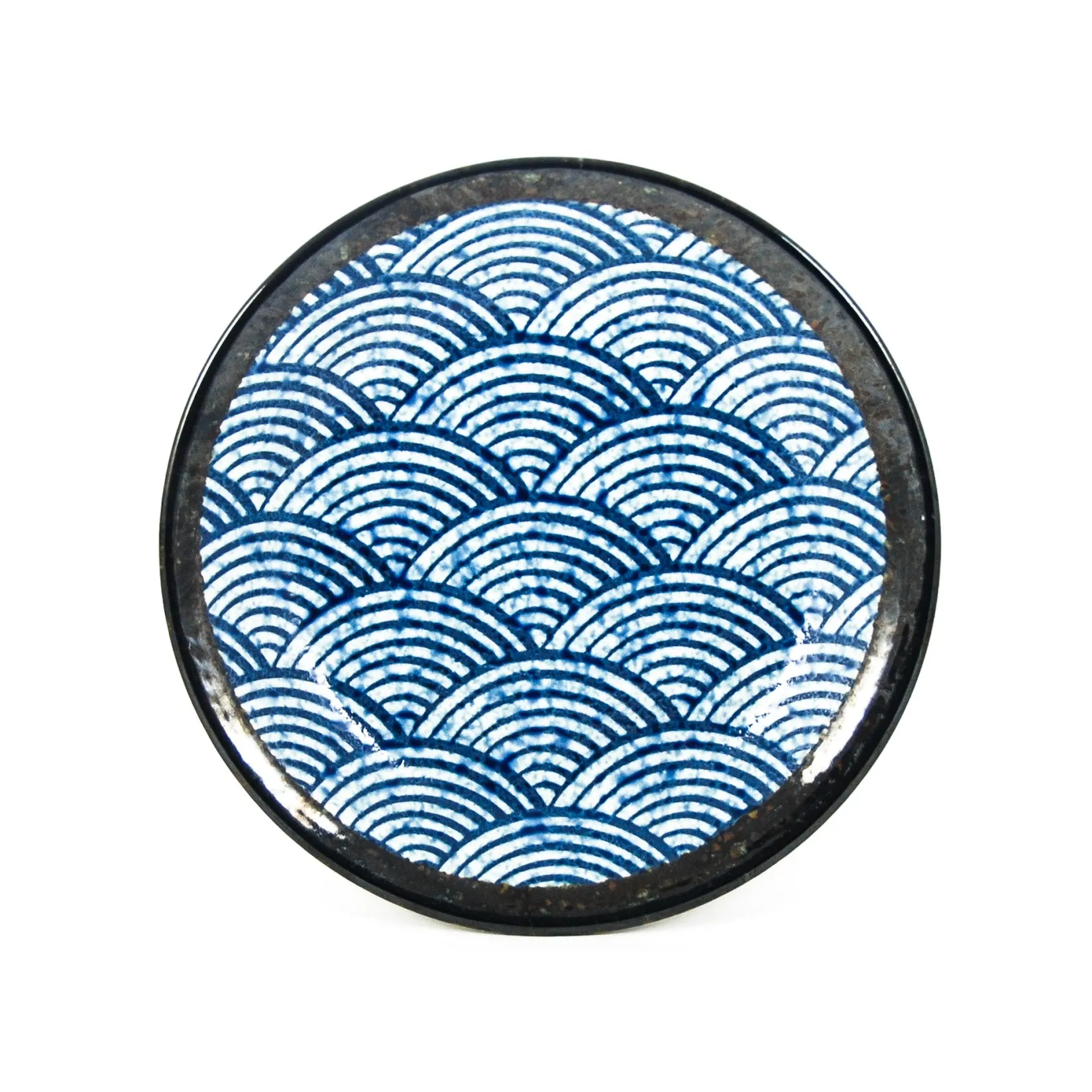 Online Blue Wave Medium Plate, 22cm Tableware Brands|Japanese Ingredients