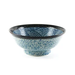 Discount Blue Wave Ramen Bowl, 21cm Japanese Ingredients|Japanese Tableware