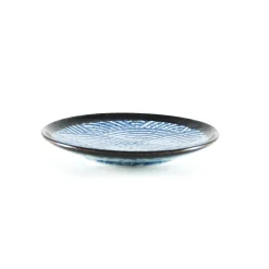 Clearance Blue Wave Side Plate Japanese Ingredients|Plates