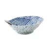 New Blue Wave Tonsui Bowl, 13cm Japanese Ingredients|Japanese Tableware