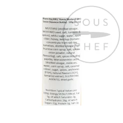 Online 'Honey Mustard' BBQ Sauce, 595g Ingredients Brands|American Ingredients