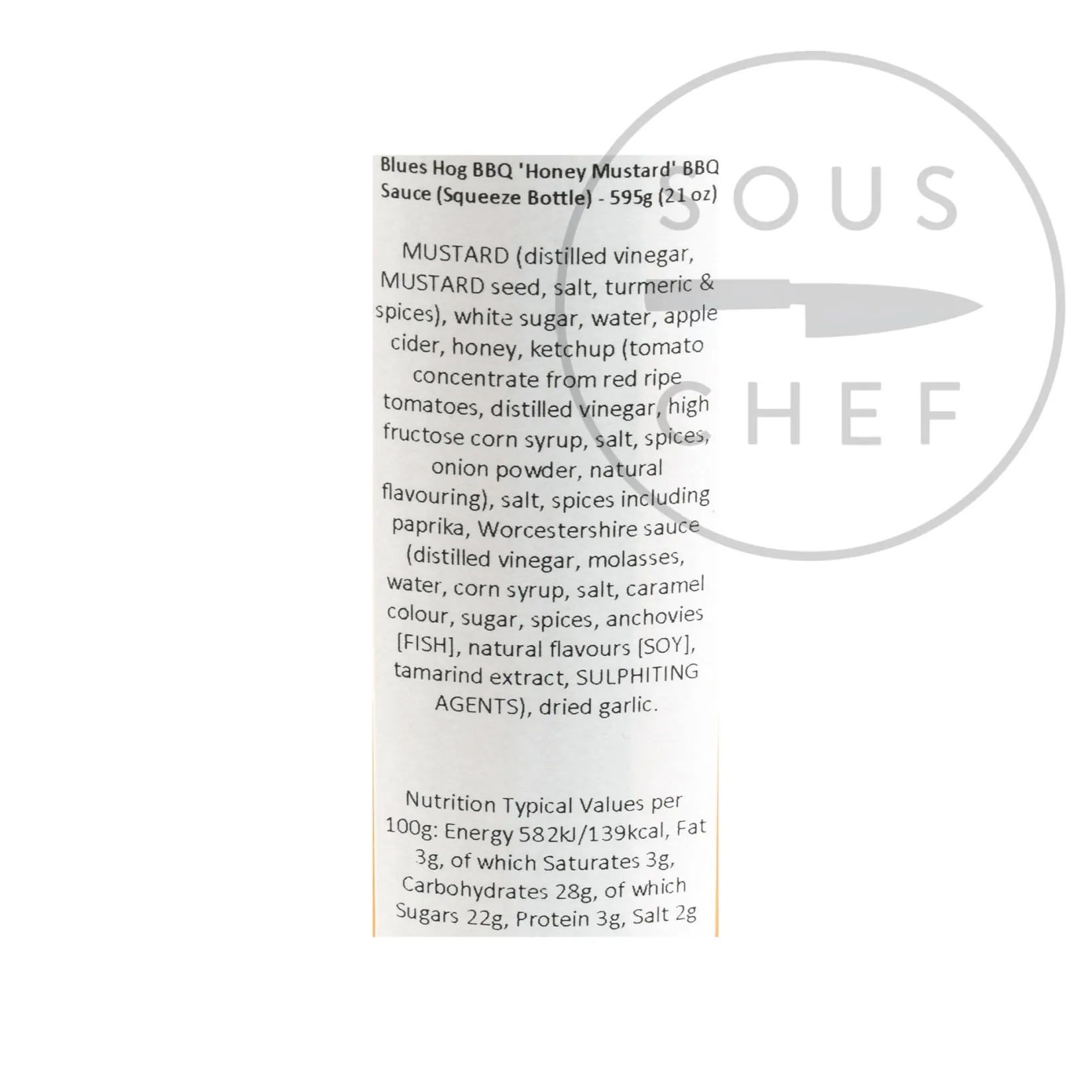 Online 'Honey Mustard' BBQ Sauce, 595g Ingredients Brands|American Ingredients