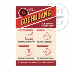 Best Bombom Korean Gochujang Hot Sauce, 220g Ingredients Brands|Korean Ingredients