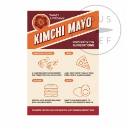 Sale Bombom Korean Kimchi Mayo, 185g Ingredients Brands|Korean Ingredients