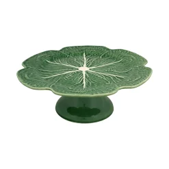 Outlet Green Cabbage Cake Stand, 31cm Serveware|Tableware Brands
