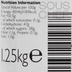 New Bramley Apple Chutney with Real Ale, 1.25kg Ingredients Brands|Sauces & Condiments