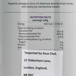 Outlet Picual Extra Virgin Olive Oil Ingredients Brands|Spanish Ingredients