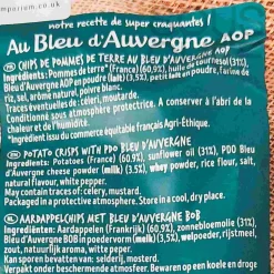 Clearance Bret's Bleu d'Auvergne DOP Blue Cheese Crisps, 125g Snacks|Ingredients Brands