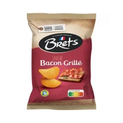 Clearance Bret's Grilled Bacon Crisps, 125g Snacks|Ingredients Brands