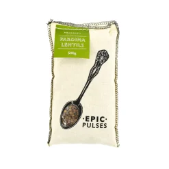Clearance Epic Pardina Lentils in Cloth Sack, 500g Spanish Ingredients|Pasta, Rice & Beans