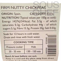 Hot Brindisa Epic Golden Chickpeas Ingredients Brands|Spanish Ingredients