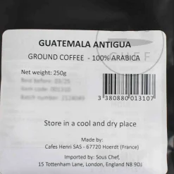 Hot Guatemala Antigua Ground Coffee, 250g Ingredients Brands|Drinks